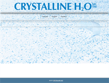 Tablet Screenshot of crystallineh2o.com